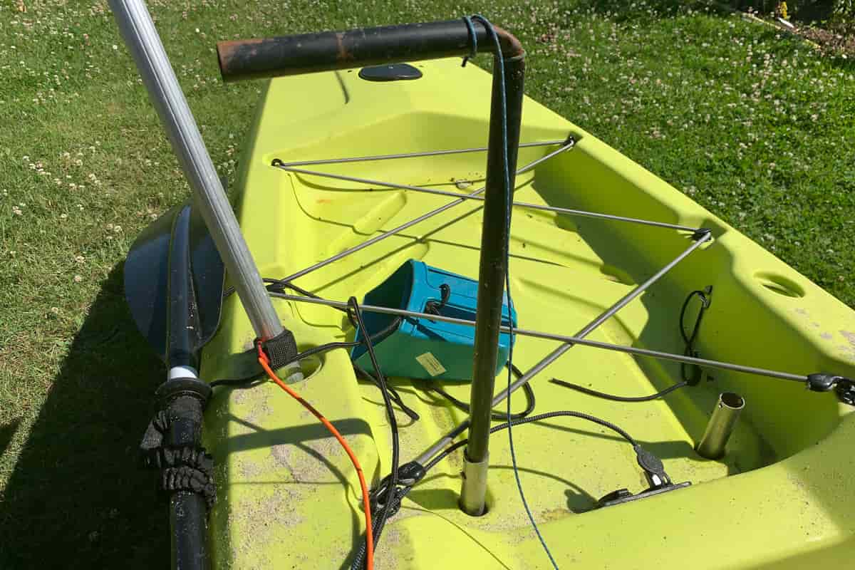 Coude à chariot kayak, pour réinstaller les roues en fin de navigation