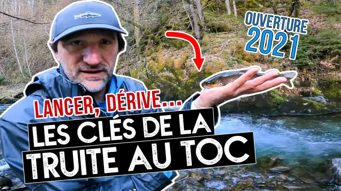 La technique de pêche de la truite au toc