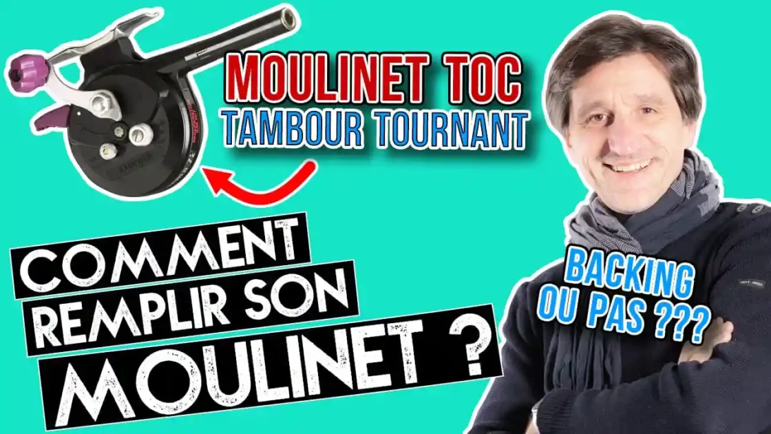 Remplir son moulinet à tambour tournant