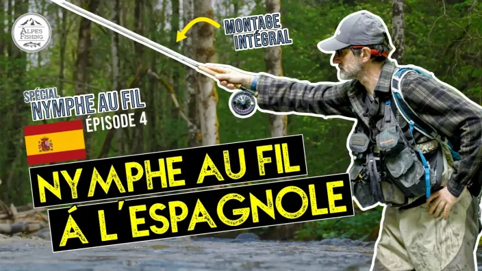 Pêche en nymphe au fil à l'espagnole